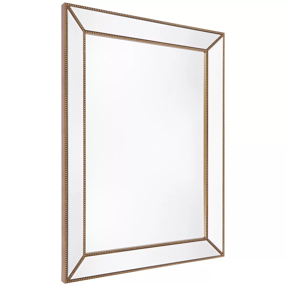 Zeta wall mirror large antique gold